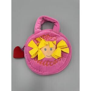 Vintage 2003 Early Learning Centre ELC Poppy’s Suitcase Pink Bag Doll Face READ